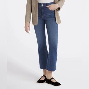 PROSPERITY Jeans Crop Scissor Cut Hem Bootcut Jeans 32 NWOT